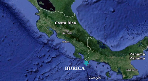 Burica liegt im äußersten Süden Costa Ricas