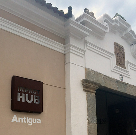 Der Coworking Space Impact Hub in Antigua, Guatemala