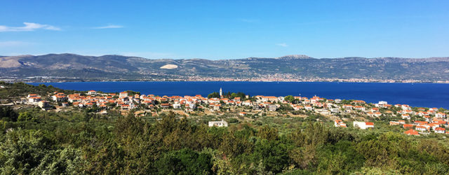Die kleine Insel Čiovo vor Trogir in Kroatien