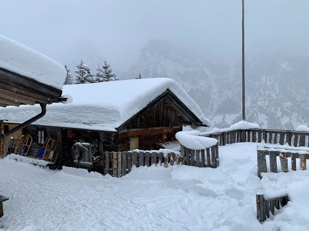 Allriss Hütte-Südtirol-Pflersch - Winter in Südtirol Rodeln